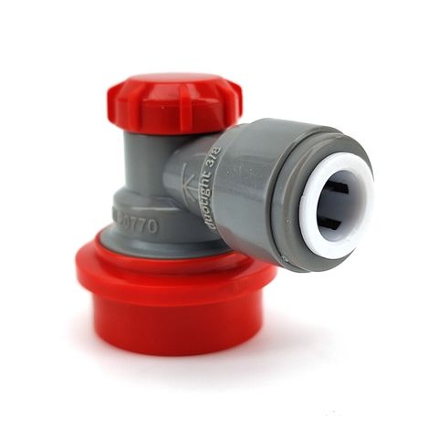 1. Коннектор газовый Ball Lock с фитингом Duotight 9,5 мм